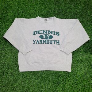 Vintage Dennis-Yarmouth Sweatshirt Womens Large 23x23 Gray